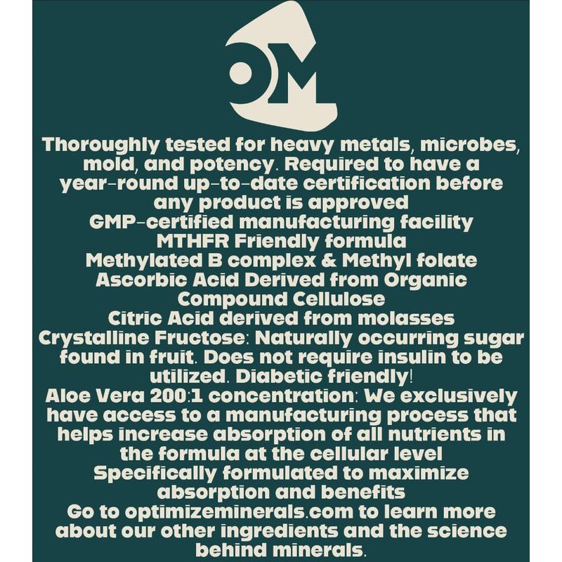 OPTIMIZE MINERALS AND VITAMINZ BUNDLE™️:_30 Day Supply_Mixed Berry