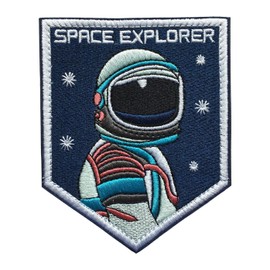 SpaceAuto Space Explorer NASA Astronaut Tactical Morale Patch 3.93" x 3.15"