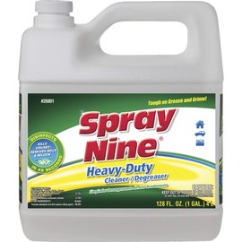 Spray Nine 26801-4PK Heavy Duty Cleaner, Degreaser & Disinfectant for Home, Yard Equipment, Automotive & More - Refill for Spray Bottle 1 Gallon (Pack of 4)