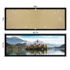 Hongkee 13x39 Puzzle Frame 2 Packs, Real Glass and Black