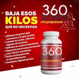 100% Pure Skinny 360 chupapanza Detox