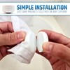 Powerful Anti-Billowing Magnetic Shower Curtain Weights for Splash-Free Bath Experience
