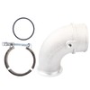 Aramox Hx35 Turbo, 90 Degree Turbo Intake Elbow Air Transfer