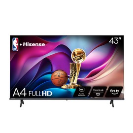 Hisense 43" Class A4 Series (2025 Model) FHD Smart Fire TV, Voice Remote with Alexa, DTS Virtual: X, Slim Bezel Design, Free & Live TV