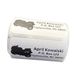 Custom Stickers, Motorcycle Return Address Labels, Address Stickers, Several Designs, 2x1 inch labels, Several Font Choices