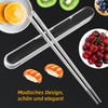 1 Pair of Stainless Steel Chopsticks, Reusable Metal Chopsticks, Stainless