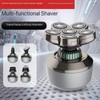5-in-1 Electric Shaver Set with 6 Blade Head, Nose Trimmer,