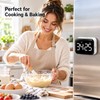 Large LED Digital Kitchen Timer – Magnetic Count Up &