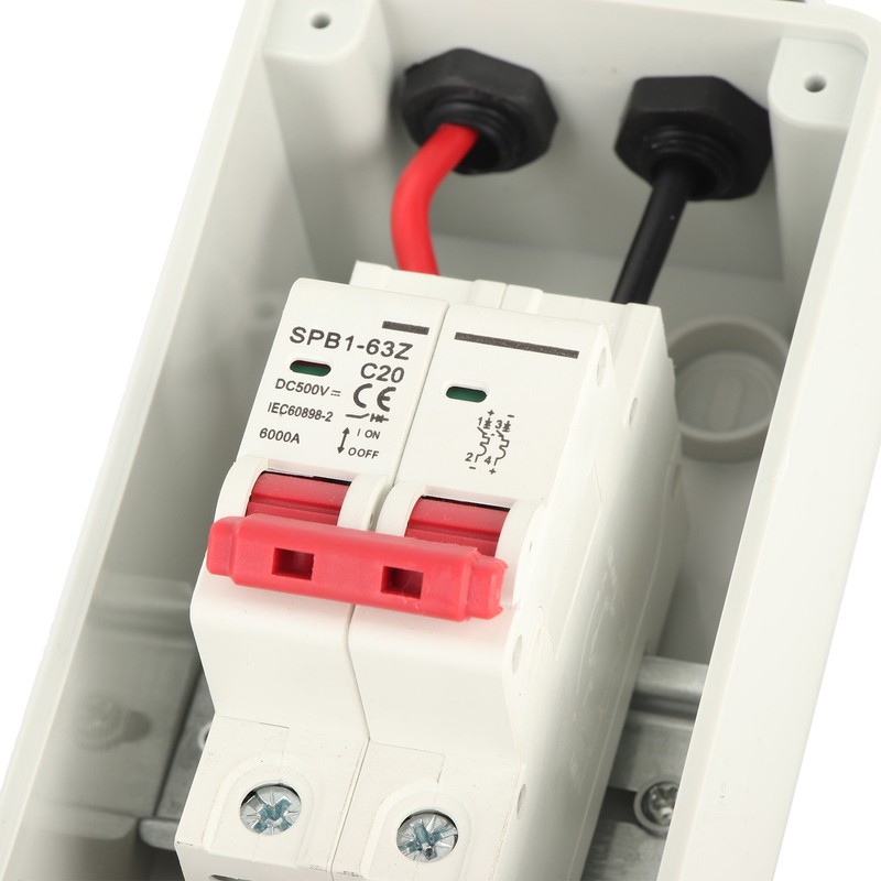 Solar Disconnect Switch Mini Circuit Breaker with IP65 Waterproof Distribution