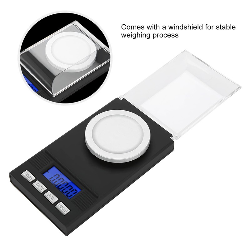 Precision Scales 20 g/0.001 g, Milligram Scales with Calibration Weight,