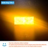 WELNENT E-Mark DOT 4A CCC 2pcs Rectangle Reflector Self Adhesive