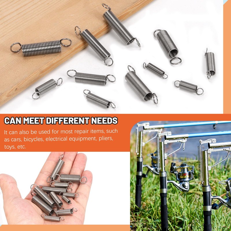 Tanstic Extension Spring Assortment Kit Different Sizes Stainless Steel Extension