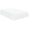 British Home Bedding - Plain Polycotton Extra Deep Frilled Bed