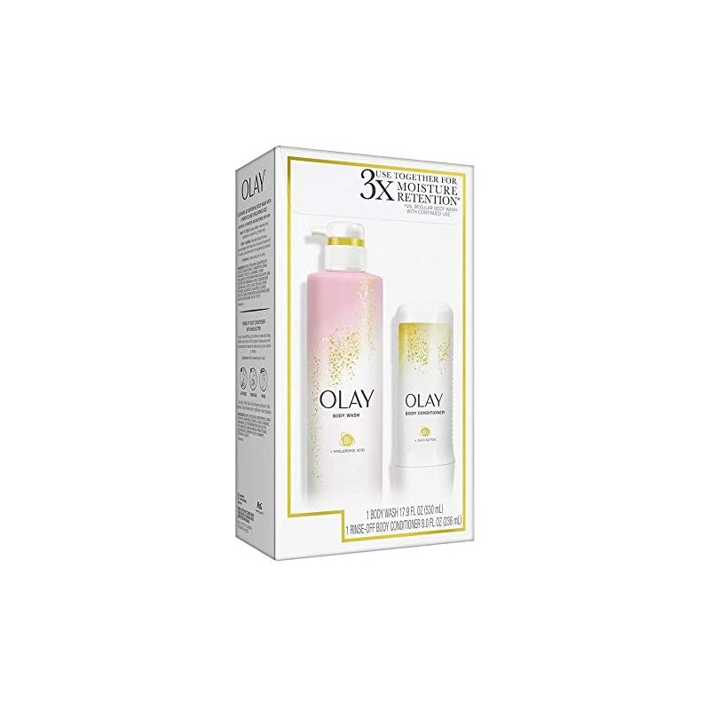 Cleansing and Nourishing Body Wash, 17.9 fl oz and Conditioner,