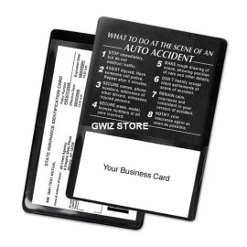 Insurance & ID Card Holder Auto Insurance Registration  ID Card Holders - At The Scene Of An Auto Accident