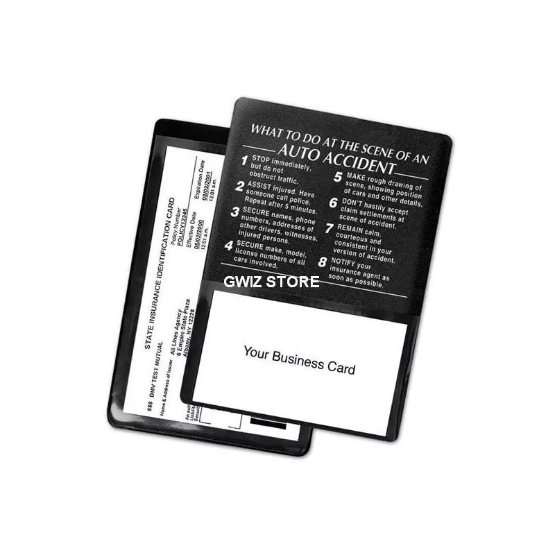 Insurance & ID Card Holder Auto Insurance Registration ID Card