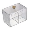 ULTECHNOVO Makeup Storage Box Lid Cotton Swab Holder Makeup Sponge