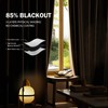 CBSRORO Room Divider Curtains Set White Curtain Ceiling Track with