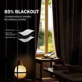 CBSRORO Room Divider Curtains Set White Curtain Ceiling Track with Hooks, Privacy Blackout Curtain for Bedrooms living Room Separation, Sliding Glass Door, Bay Windows, W 8.3 x H 9ft, 1 Panel, White