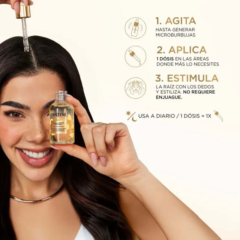 Tónico Capilar Biotinamina B3 Anticaída 52ml Pantene