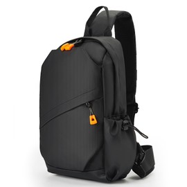 jooeer Sling Bag for Men Women Shoulder Chest Bag Travel Crossbody Backpack Waterproof Casual Daypack Small Lightweight One Strap Rucksack with USB Charging Port Headphone Jack for Sports and Outdoor