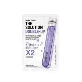 The Solution Double Up Soothing Mask Sheet / 더 솔루션 더블업 진정마스크시트