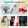 Liahelianx Breathable Adjustable Cat Dog Bandana Collar with Cute Bow-
