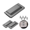 Thatyro 3 Packs 2.9" Invisible Drawer Flush Pull Handle with
