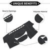 VekAuto Dash Cover Compatible for Toyota Yaris 2004-2011, Non-Slip Polyester