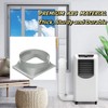Ptazucv Portable Air Conditioner Exhaust Hose Coupler, Square to Round