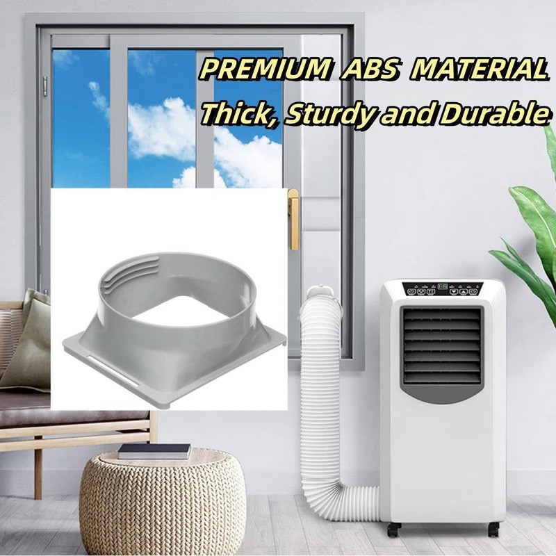 Ptazucv Portable Air Conditioner Exhaust Hose Coupler, Square to Round