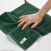 Artoid Mode Checkered Designed Cotton Green Terry Kitchen Dish Cloths,