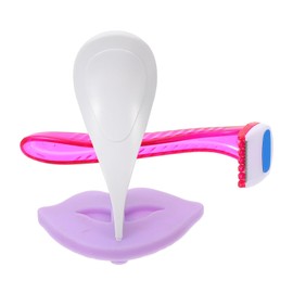 Ipetboom 1 Set Womens Hair Shaving Tool with Precision Blades Trimming Stencil for Grooming of Private Areas Includes Multiple Shaping Templates for Versatile Styles