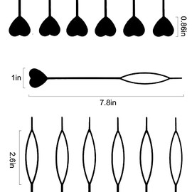 Hoyols 12pcs Quick Topsy Tail Hair Beader for Braiding Beads on Braids, Loop Threader and Braider for Kids Girls, Ponytail Hair Styling Maker Set of 1