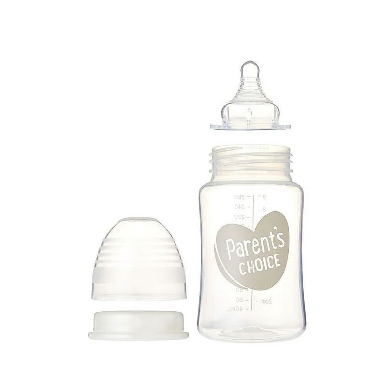 Parent's Choice Wide Neck Bottles, 3 Pack, 9 fl oz
