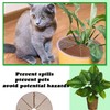 11.8 Inch Plant Pot Grid,6 Pack Plant Pot Soil Covers