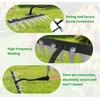 ATLRGISL Iron Weeding Rake with Wooden Long Handle 2.0, 8