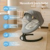 Silla Mecedora Bouncer Eléctrica con Música y Mosquitera Columpio Cómodo