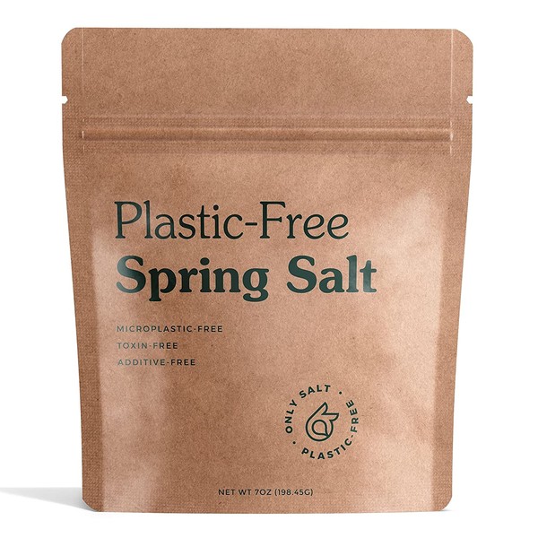 Only Spring Salt â Coarse Grain - For Grinder Refill and Pinching - Kosher - Organic, Toxin-Free Salt â 7oz Pouch