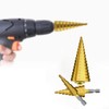 Aniuge Step Drill Bit-3PCS Hss Step Bits Set High Speed