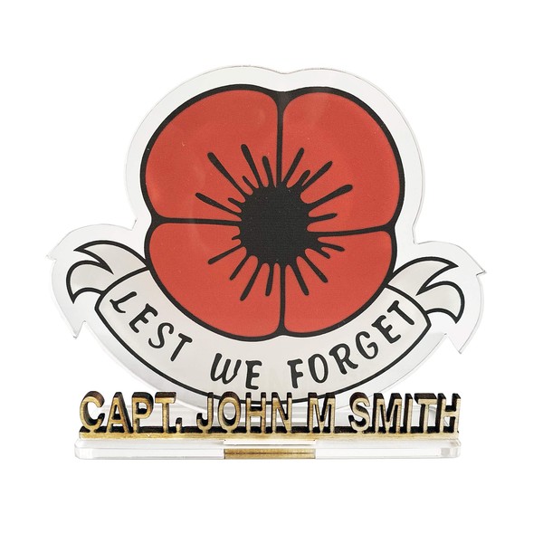 stika.co Lest we forget Poppy Remembrance Sunday, Armistice Day, War