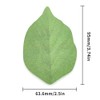 4 Packs Beautiful Green Leaf-Shaped Sticky Notes Stickers Can be