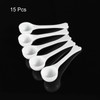 MECCANIXITY Micro Spoons 3 Gram Measuring Scoop Plastic Round Bottom