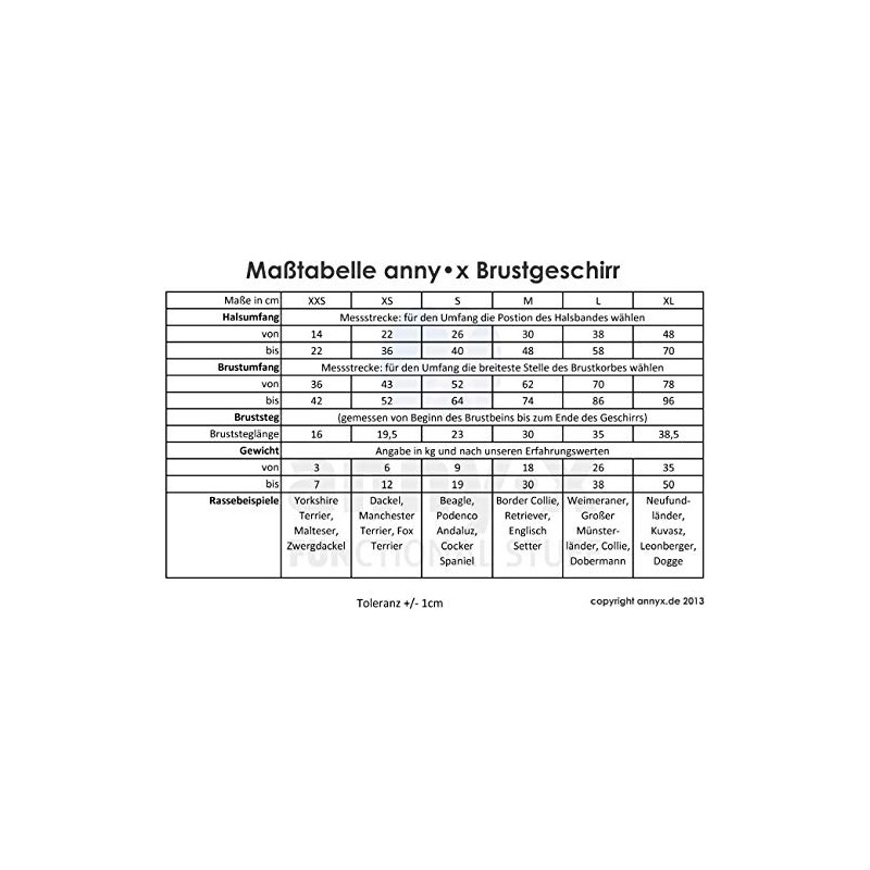 annyx Fun Chest Harness Brown/Brown (XS)