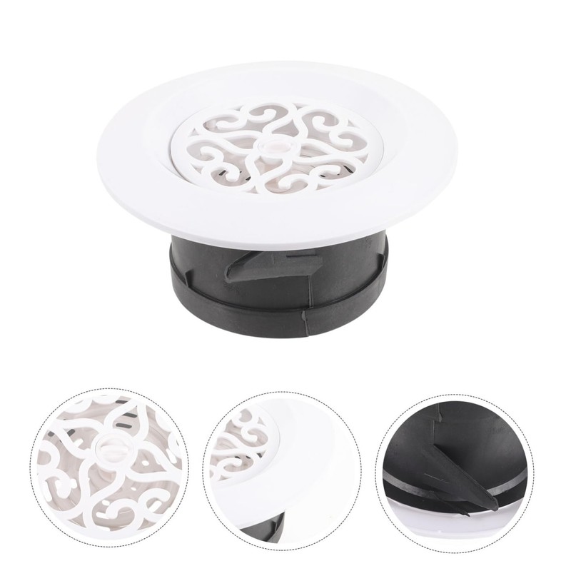 Gadpiparty Round Air Vent Grille Cover Soffit Outlet Vent Accessory