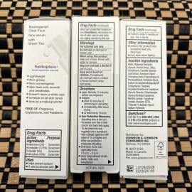 Neutrogena 3 pack Neutrogena ClearFace Serum Sunscreen Green Tea SPF 60+1.7fl oz Exp. 09/24