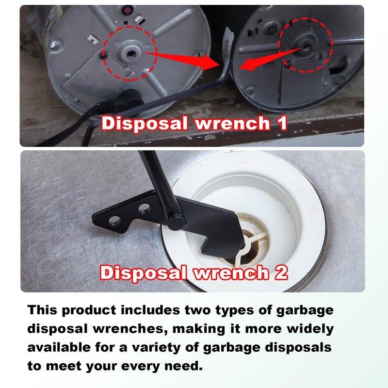 Garbage Disposer Unjamming Wrench/WRN-00 Garbage Disposal Wrench Tool for Dislodge