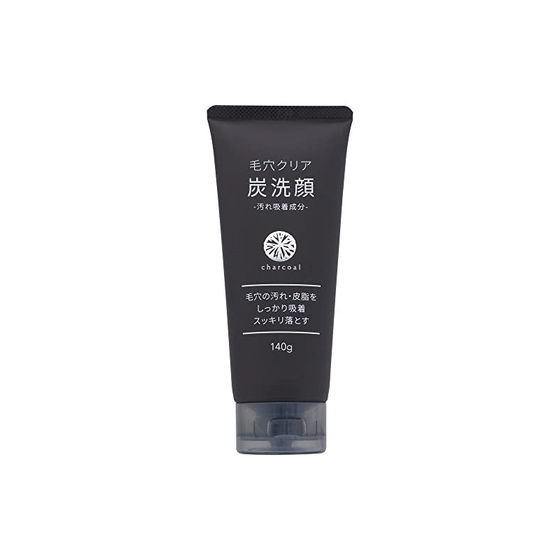Charcoal Face Wash 4.9 oz (140 g), Kumano Oil
