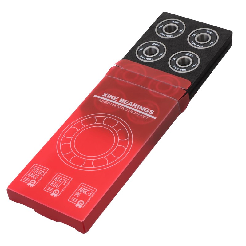 XiKe 608-2RS Skateboard Bearings 8x22x7mm High Speed Smooth and Durable,