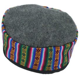 Siesta Nepalese Wool Smoking Hat - Grey (Medium)